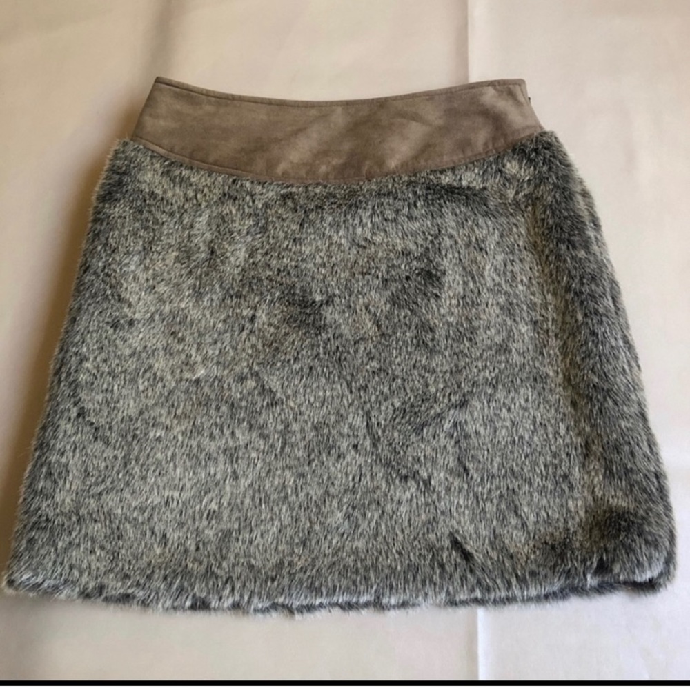 Faux Fur Bree Mouton Skirt